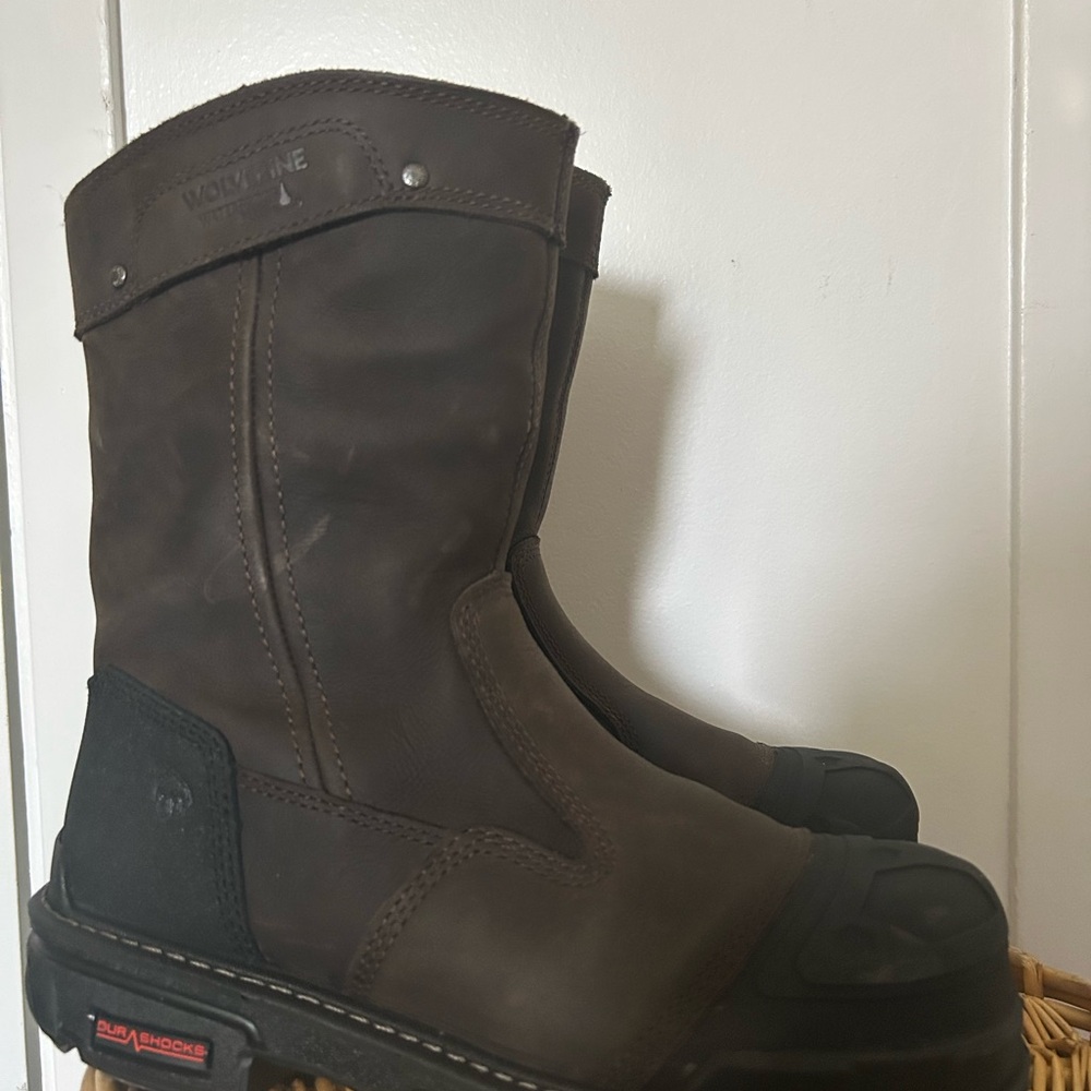 Wolverine Men's Dark Brown Work Boots